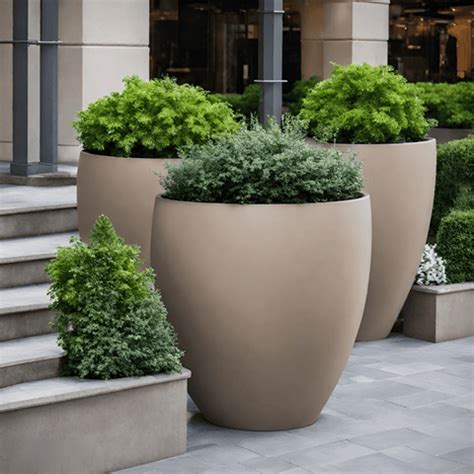 Boost Your Business's Curb Appeal with Large Commercial Planters