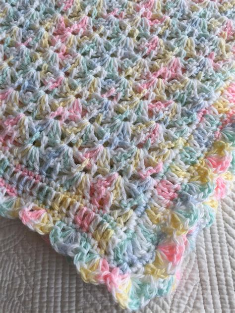 Baby Blanket Pattern, Crochet Pattern, Crochet Baby Blanket Pattern, Baby Afghan Pattern, soft ...