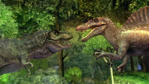 Jurassic Park 3 Bull T.Rex Vs Asset 87 Spinosaurus by TREX096 on DeviantArt