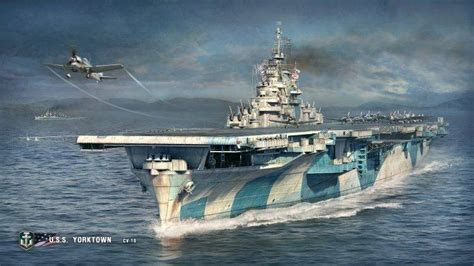 World Of Warships, Artwork, Video Games, Aircraft Carrier Wallpapers HD ...