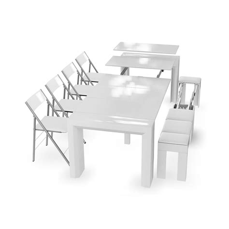 Ultimate Space Saving Dining Table Set Expand Furniture Folding Tables, Smarter Wall Beds, Space ...