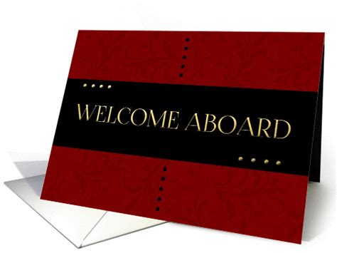 New Employee Welcome Aboard card (1374094)