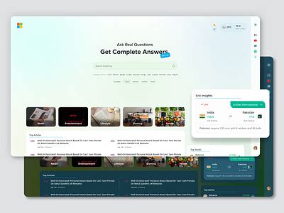 Bing Redesign designs, themes, templates and downloadable graphic elements on Dribbble