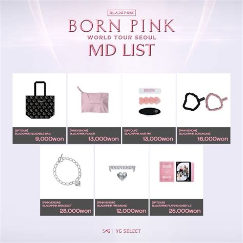 Here's All Of The Merch Available For BLACKPINK's "BORN PINK" World ...