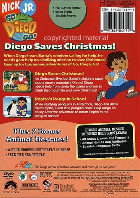 Go Diego Go!: Diego Saves Christmas (DVD 2006) | DVD Empire