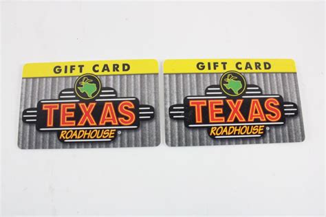 Texas Roadhouse Gift Cards, 2 Pieces | Property Room