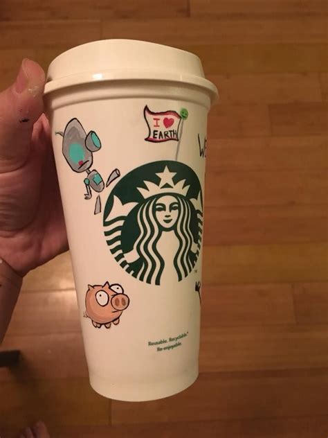 Pin by Cotton Confetti on Starbucks cups reimagined | Starbucks cups ...