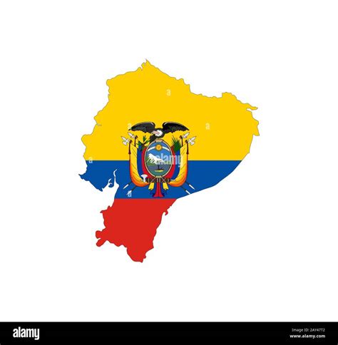 ecuador flag map Stock Photo - Alamy