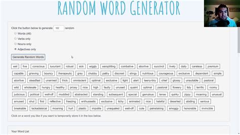 Random Word Generator | Memory Improvement Tools #2 - YouTube