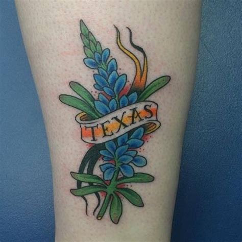 Texas forever! Bluebonnet by Daniel Gerbis, Hold Fast Tattoos, Dallas ...