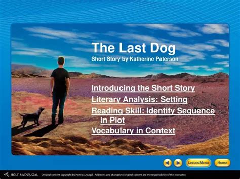 PPT - The Last Dog Short Story by Katherine Paterson PowerPoint ...