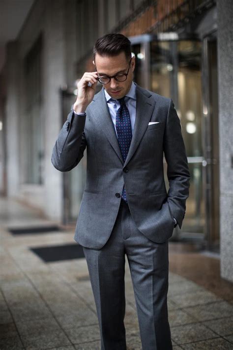 All Business: The Classic Charcoal Grey Suit | Charcoal gray suit, Grey ...