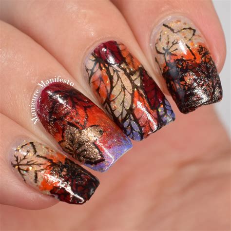 Manicure Manifesto: Fall Leaves Nail Art