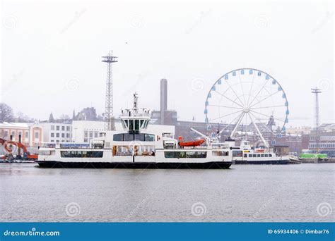 Landscape of the Gulf of Finland in Winter, Helsinki Editorial Photo ...