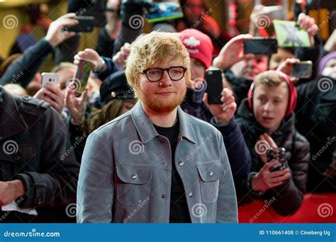 Ed Sheeran on Red Carpet during Berlinale 2018 Editorial Stock Photo ...