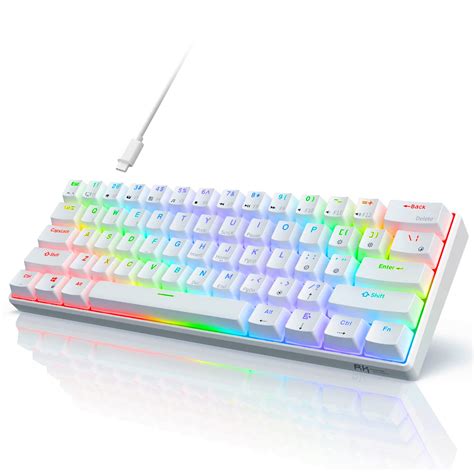 Buy RK ROYAL KLUDGE RK61 Wired 60% Mechanical Gaming Keyboard RGB Backlit Ultra-Compact Blue ...