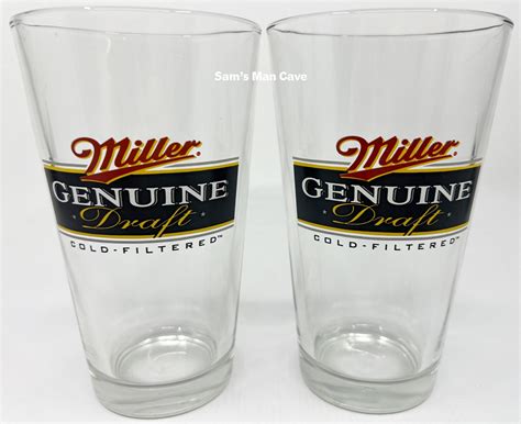 Miller Genuine Draft Pint Glass Set