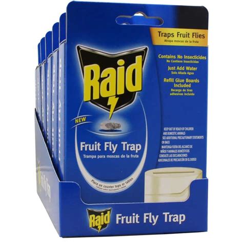 Raid Fruit Fly Trap (6-Pack)-FFT-RAID-H - The Home Depot