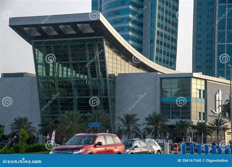 Abu Dhabi, UAE - March 31. 2019. the Entrance To Nation Towers Abu ...