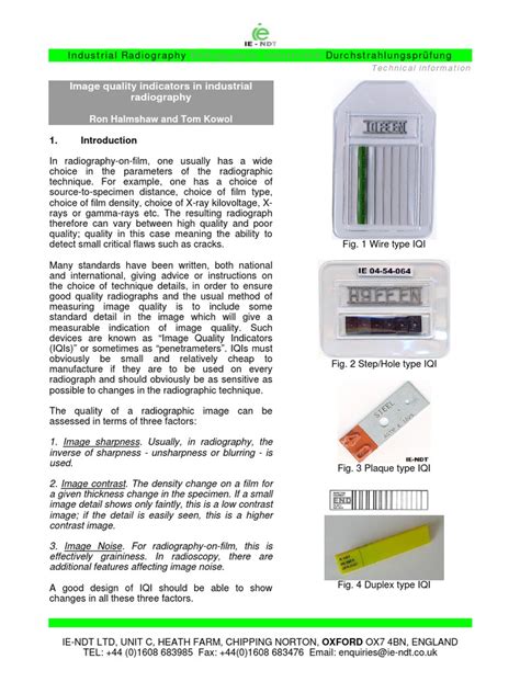 Industrial Radiography | PDF | Radiography | Applied And ...