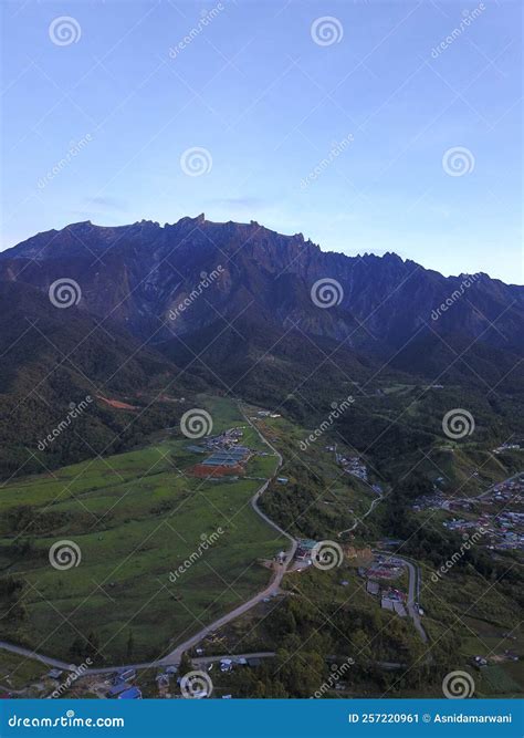 Aerial View of Majestic Mount Kinabalu, Kundasang Sabah Stock Image - Image of nature, landmark ...