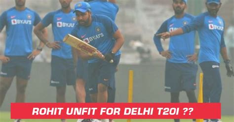 Rohit Sharma Suffers Injury During Practice In Delhi?