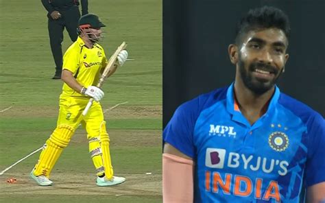 IND vs AUS : Jasprit Bumrah nails a perfect yorker to dismiss Aaron ...