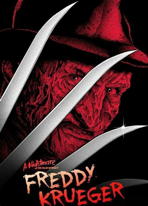 Freddy Krueger-A Nightmare On Elm Street Movie Poster........ | A nightmare on elm street ...