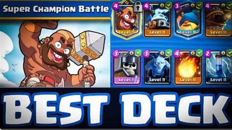 Champion Hog Rider Returns Deck in Clash Royale [BEST]