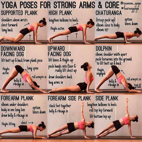 Via:@roxanne_yoga @roxanne_yoga on Core Poses ・・・ Some basic core (yoga ...