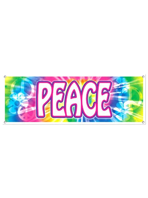 Peace Banner - Party Supplies from Novelties Direct - Novelties ...