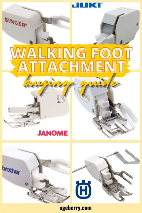 Brands of walking foot attachments: buying guide