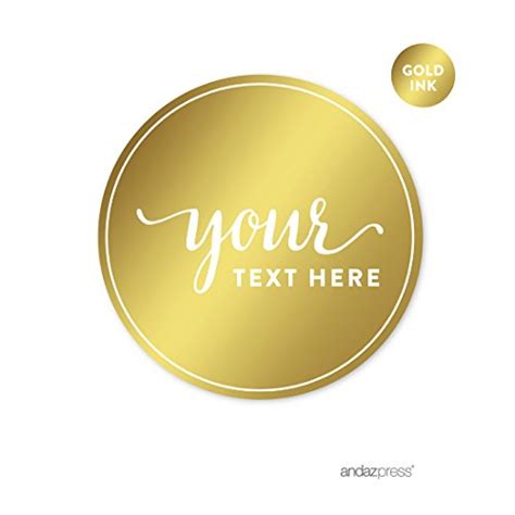 Custom Printed Gold Foil Labels | Buy Custom Printed Gold Foil Labels Online