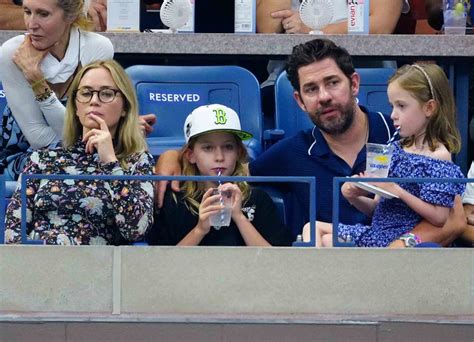 Emily Blunt and John Krasinski Make Rare Public Outing with Their 2 Kids at US Open