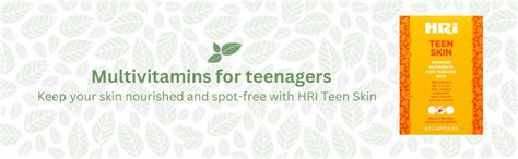 HRI Teen Skin Kids Vitamins - Multivitamin for Kids 12-18 Years - to ...