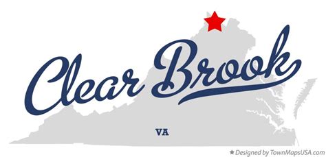 Map of Clear Brook, VA, Virginia