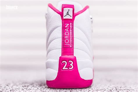 Air Jordan 12 GS White Vivid Pink | SneakerFiles