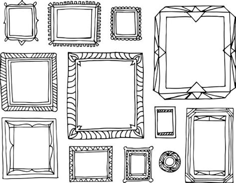 Picture Frame Illustrations | Doodle frame, Doodle frames, Picture frames