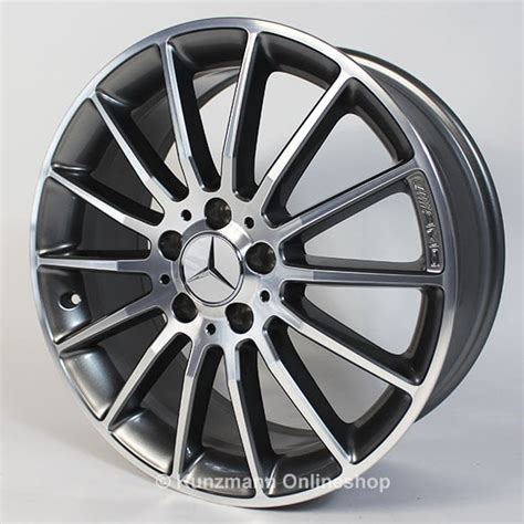 AMG 18 inch rim set | A-Class W176 | multispoke rims | himalaya grey | A1764010200 7X21-W176