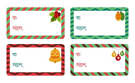 Free Printable Christmas Label Template - Printable Templates Free