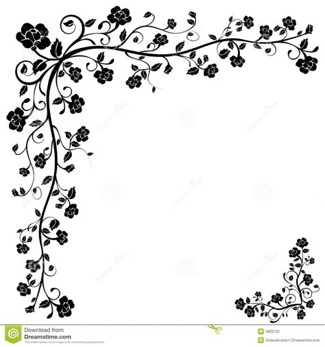 Flower Frame Vector Black And White: State Insurance Contact Phone Number