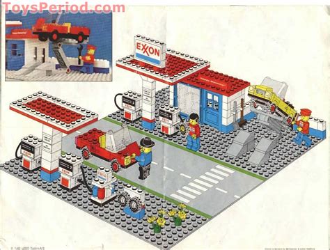 LEGO Town Set 6375 Exxon Gas Station Legoland - lagoagrio.gob.ec