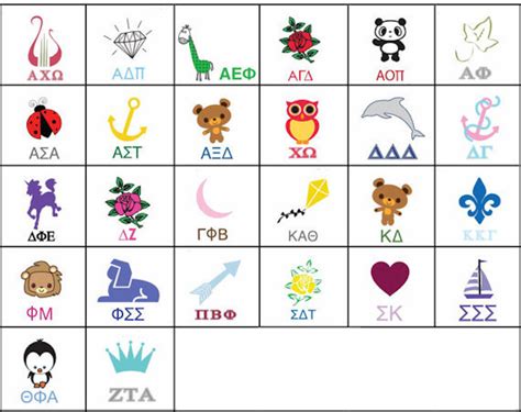 So Symbolic… a Quick Guide to Sorority Symbols (Broken Down by Chapter) - Sorority Stylista