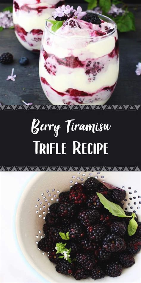 Berry Tiramisu Trifle Recipe