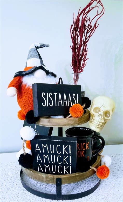 Halloween Signs/rae Dunn Decor/coffee Bar/hocus Pocus/tiered - Etsy