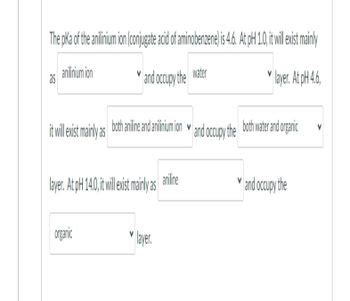 Answered: The pKa of the anilinium ion (conjugate… | bartleby