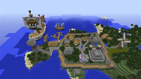 Server survival One Piece Minecraft Map