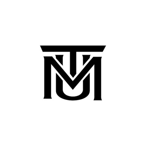 Premium Vector | Tum monogram logo