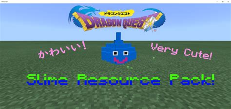 Dragon Quest Slime and Magma cube Texture Pack! | Minecraft PE Texture Packs