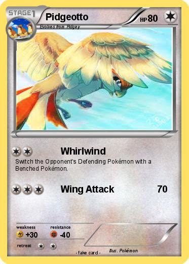 Pokémon Pidgeotto 85 85 - Whirlwind - My Pokemon Card